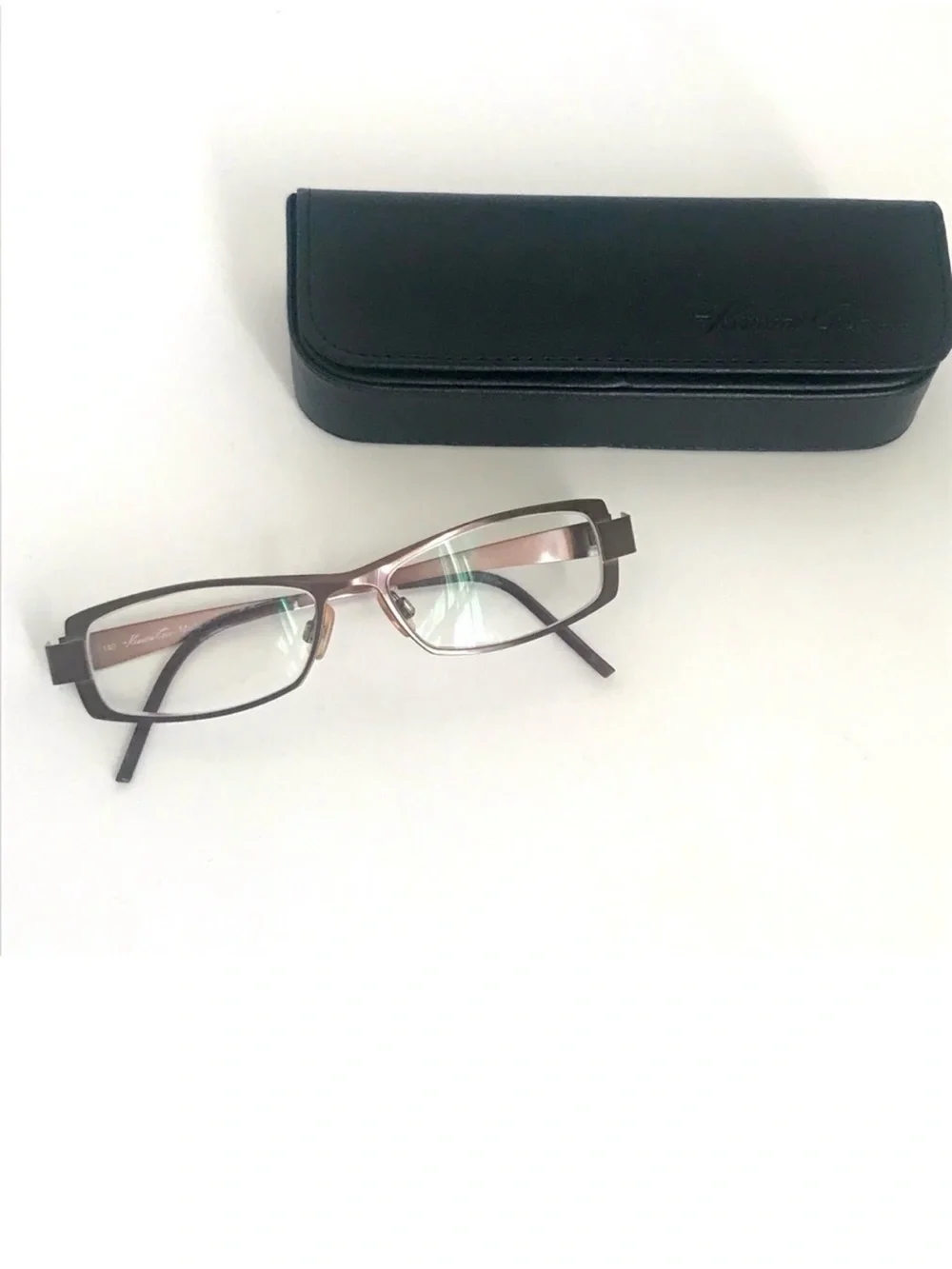 Kenneth Cole KC544 J78 Bronze Rectangle Eyeglass Frames Italy